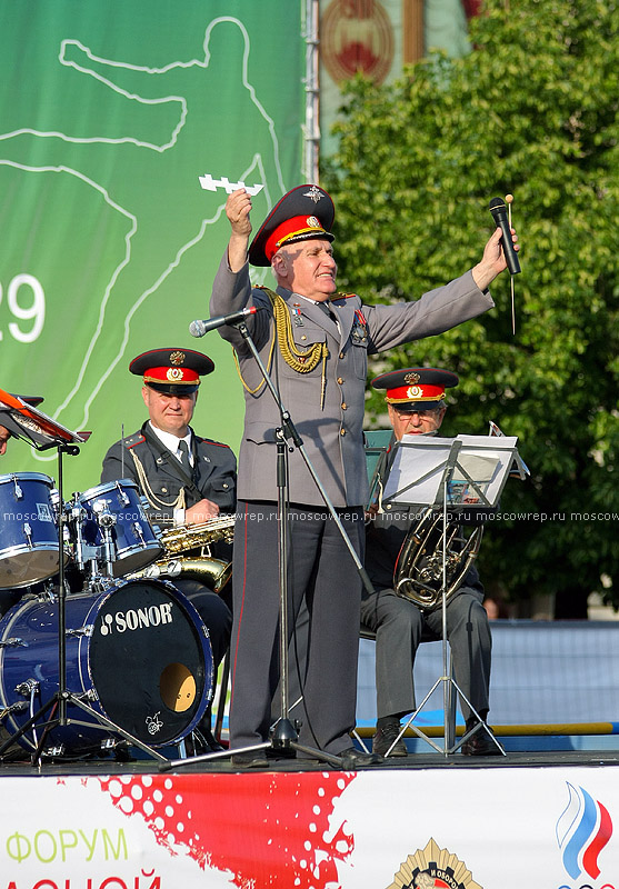 Москва, Московский репортаж, Красная площадь, Военно-спортивный фонд, ГТО, 80 лет, баскетбол, футбол