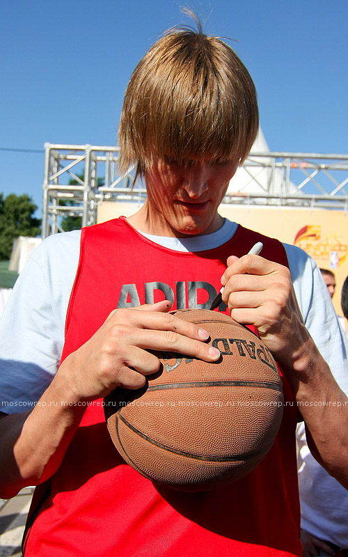 Московский репортаж, Москва, NBA 5 United, Adidas, Дуайт Ховард, Андрей Кириленко, баскетбол, Лужники