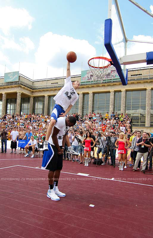 Московский репортаж, Москва, NBA 5 United, Adidas, Дуайт Ховард, Андрей Кириленко, баскетбол, Лужники