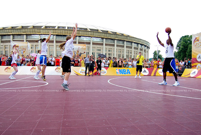 Московский репортаж, Москва, NBA 5 United, Adidas, Дуайт Ховард, Андрей Кириленко, баскетбол, Лужники