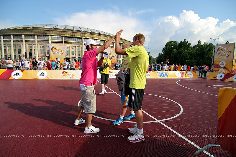 Московский репортаж, Москва, NBA 5 United, Adidas, Дуайт Ховард, Андрей Кириленко, баскетбол, Лужники