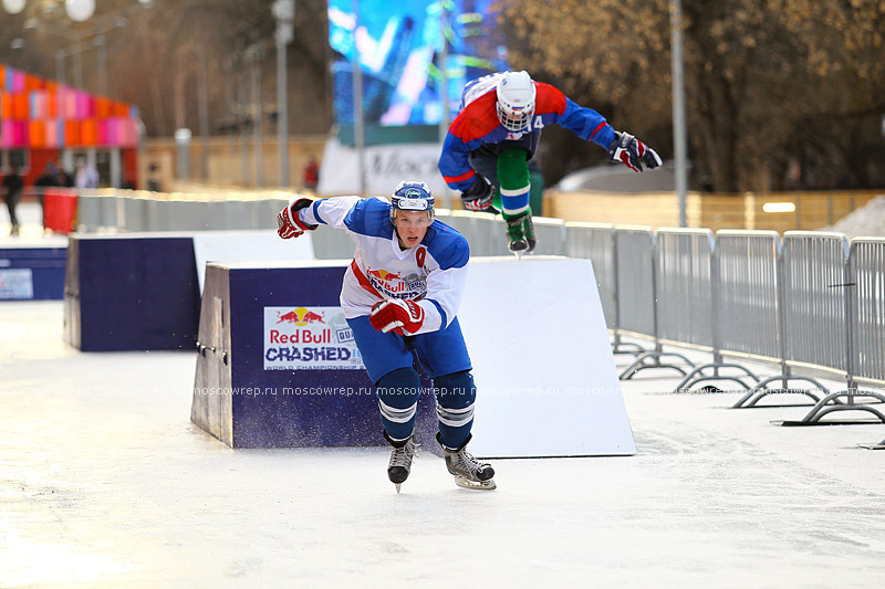 Московский репортаж, Москва, RedBull, RedBull Crashed Ice, Парк Культуры, Парк Горького