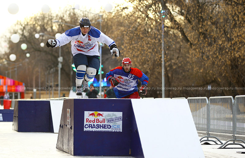 Московский репортаж, Москва, RedBull, RedBull Crashed Ice, Парк Культуры, Парк Горького