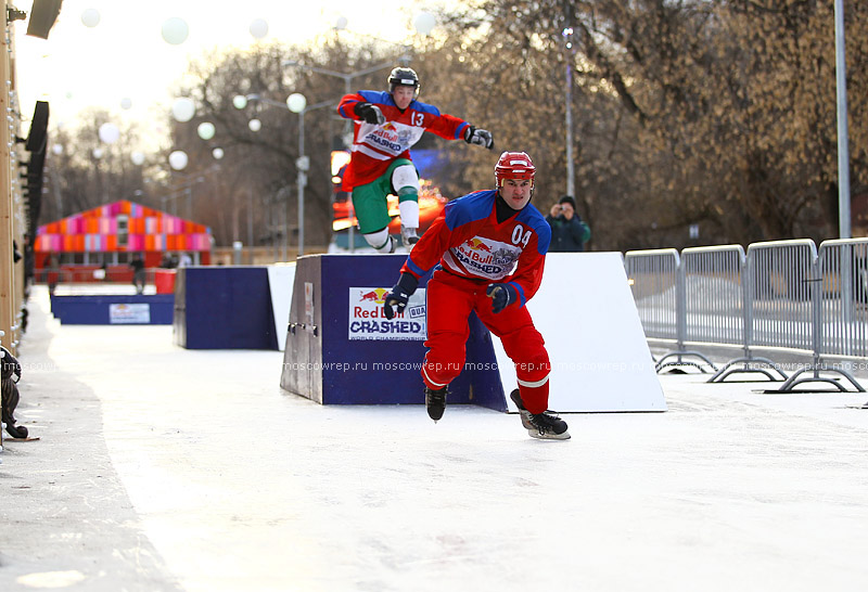 Московский репортаж, Москва, RedBull, RedBull Crashed Ice, Парк Культуры, Парк Горького