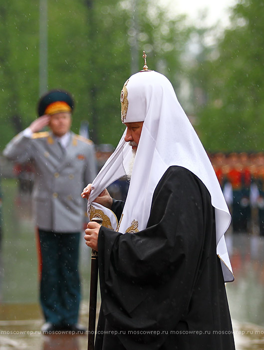 Московский репортаж, Москва, 8 мая, Возложение венков, Путин, Собянин, </p>
<p>Патриарх Кирилл