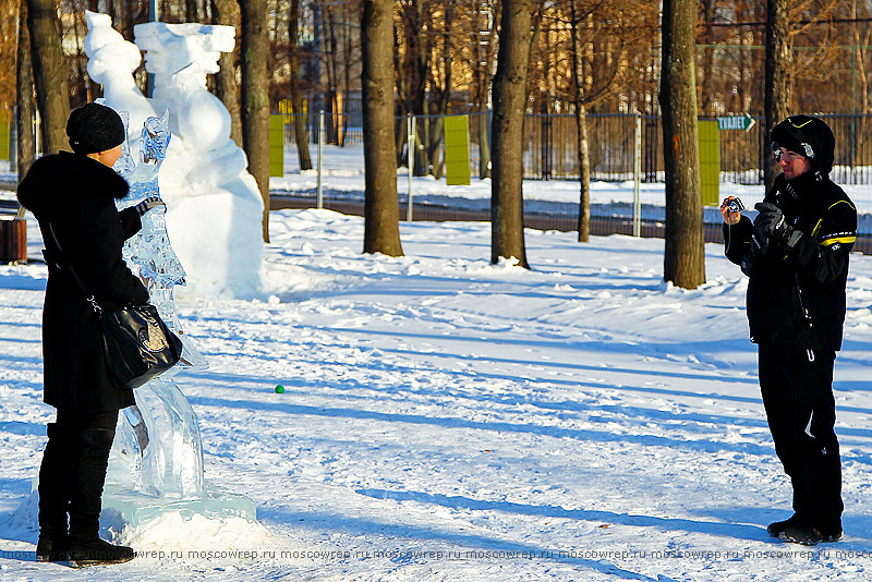 Московский репортаж, Москва, Фестиваль снега и льда, Снежное королевство, Лужники