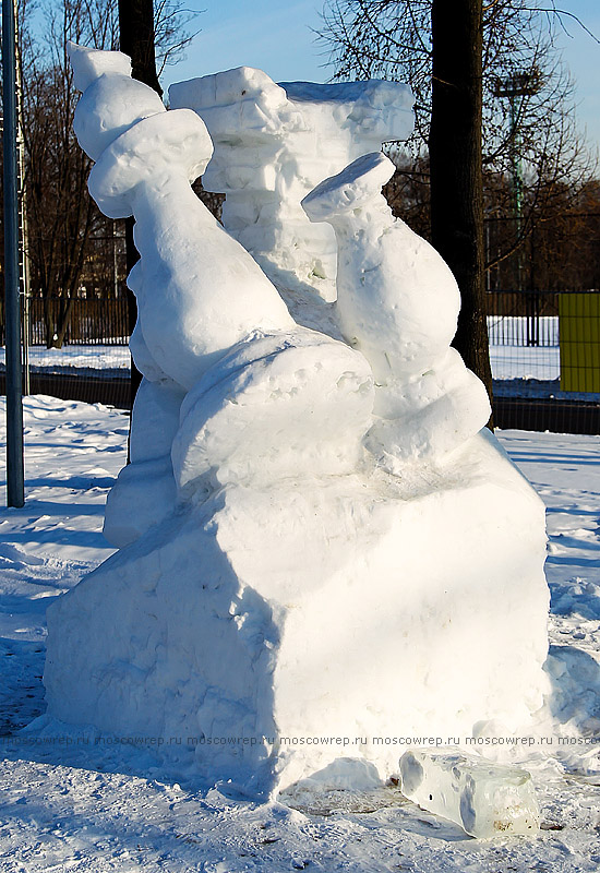 Московский репортаж, Москва, Фестиваль снега и льда, Снежное королевство, Лужники