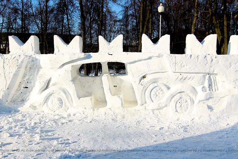 Московский репортаж, Москва, Фестиваль снега и льда, Снежное королевство, Лужники