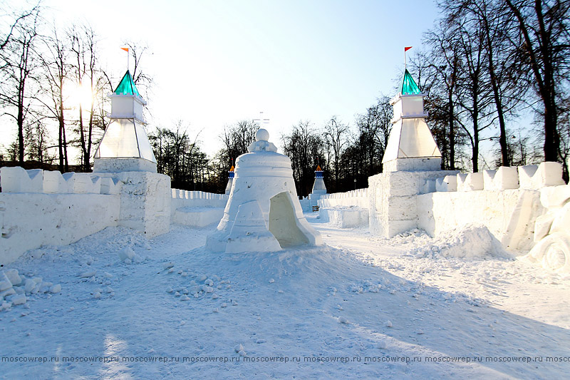 Московский репортаж, Москва, Фестиваль снега и льда, Снежное королевство, Лужники