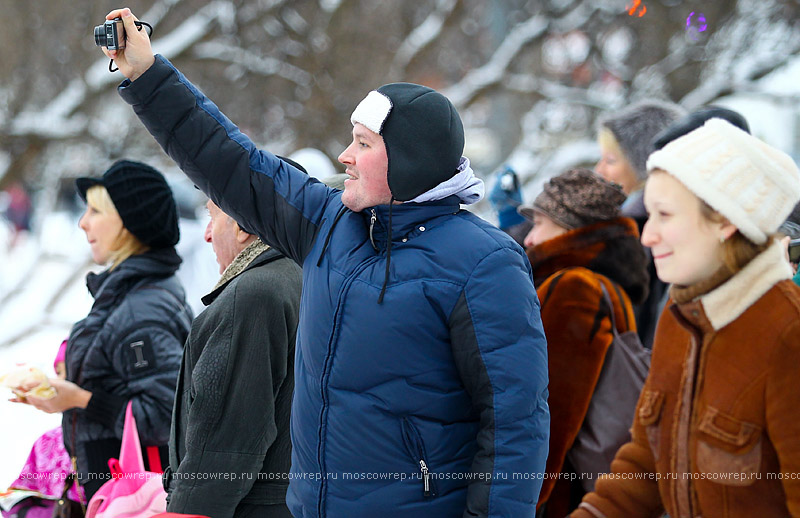 Московский репортаж, Москва, Парк Горького, Новый год