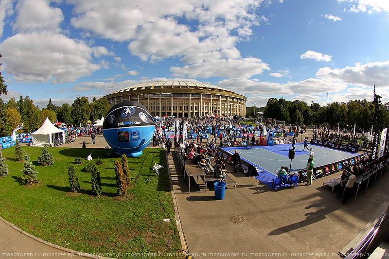 Московский репортаж, Москва, Лужники, День города, стритбол