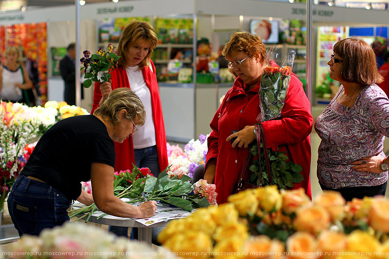 Московский репортаж, Москва, Международная выставка цветов, ВВЦ