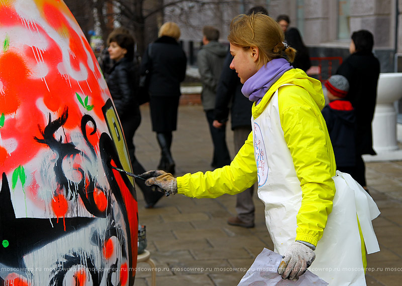 Московский репортаж, Москва, Живое искусство, Пасха