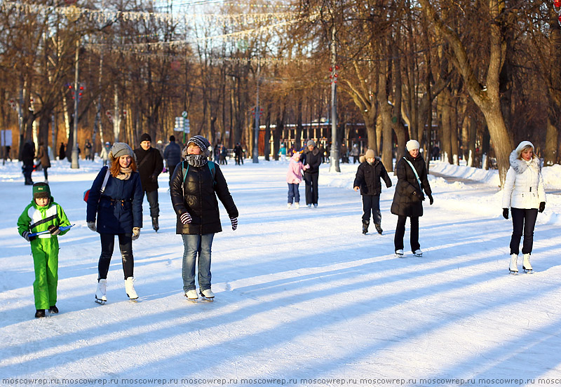 Московский репортаж, Москва, Парк Сокольники, Каток