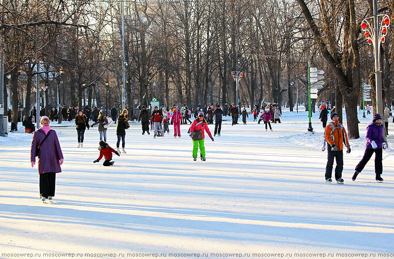 Московский репортаж, Москва, Парк Сокольники, Каток