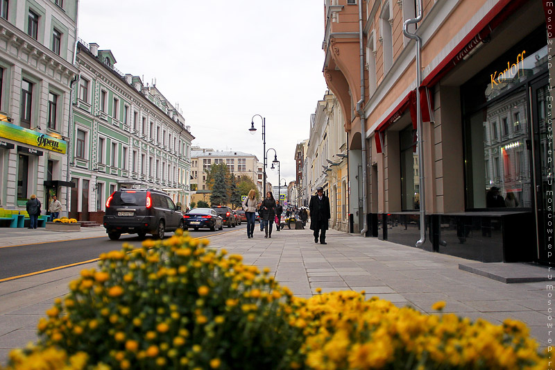 Московский репортаж, Москва, Большая Дмитровка, пешеходная зона