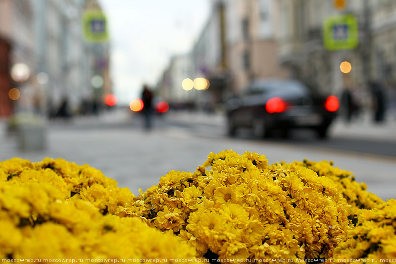 Московский репортаж, Москва, Большая Дмитровка, пешеходная зона