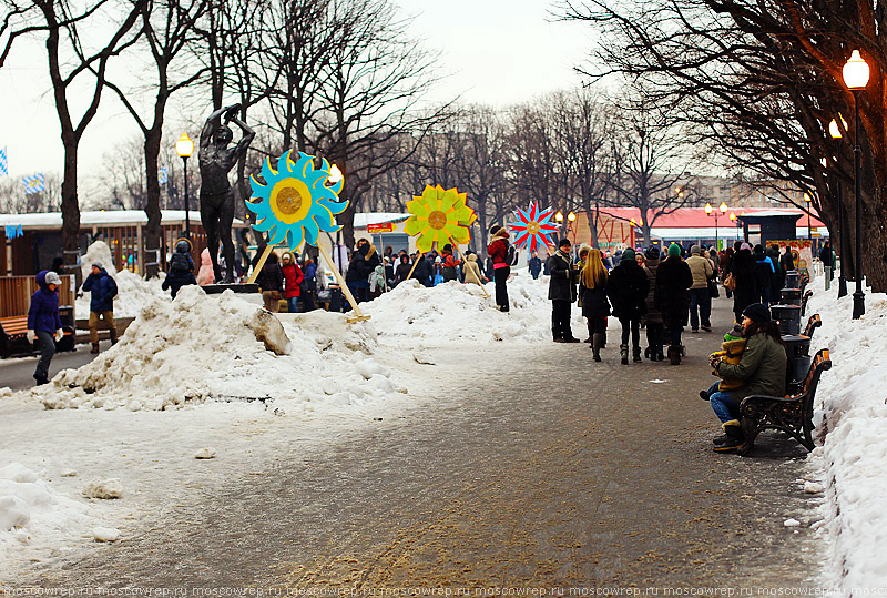 Московский репортаж, Москва, Парк Горького, Масленица