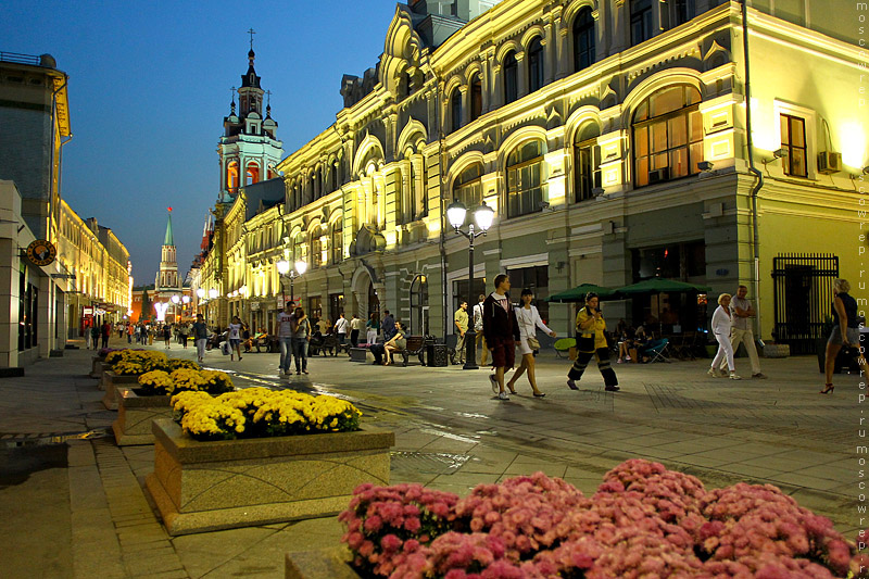 Московский репортаж, Москва, Никольская, архитектура