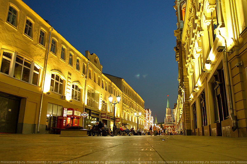 Московский репортаж, Москва, Никольская, архитектура