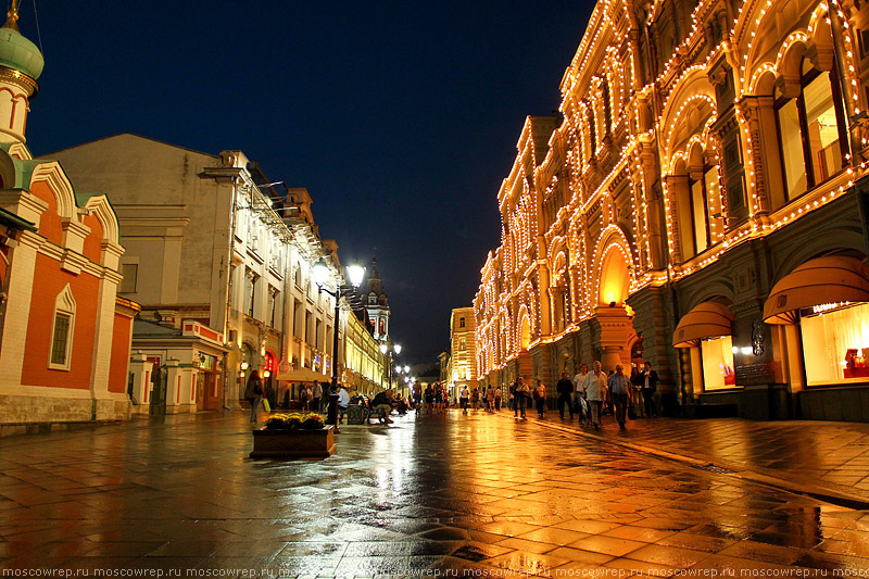 Московский репортаж, Москва, Никольская, архитектура