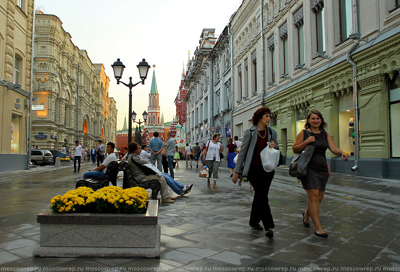 Московский репортаж, Москва, Никольская, архитектура