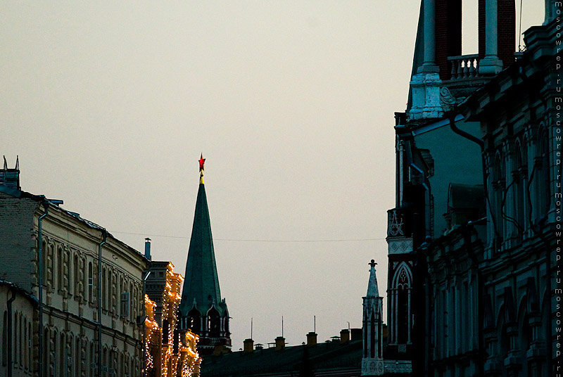 Московский репортаж, Москва, Никольская, архитектура