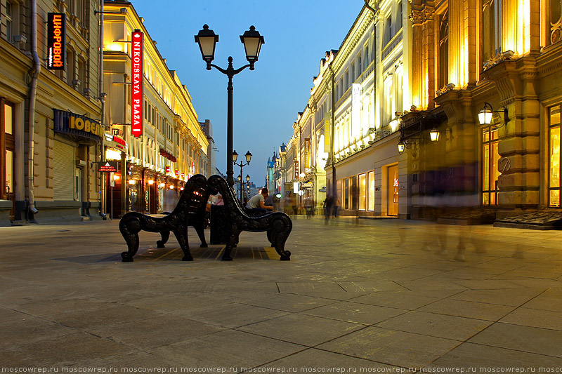 Московский репортаж, Москва, Никольская, архитектура