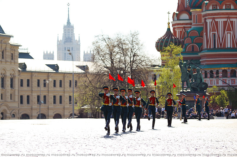 Московский репортаж, Москва, День Победы, Красная площадь, Парад Победы