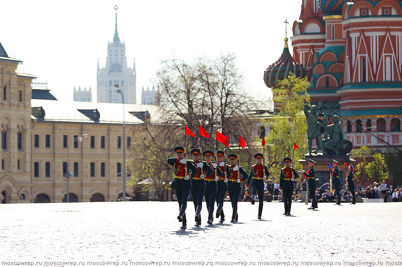 Московский репортаж, Москва, День Победы, Красная площадь, Парад Победы