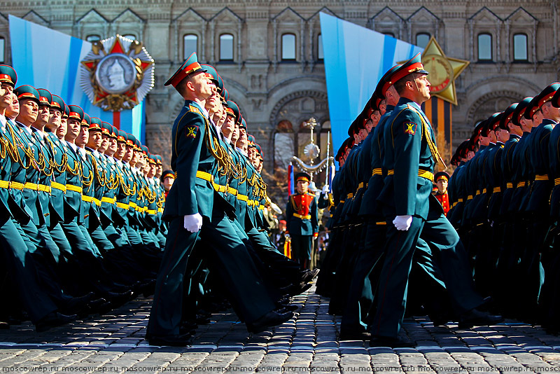 Московский репортаж, Москва, День Победы, Красная площадь, Парад Победы