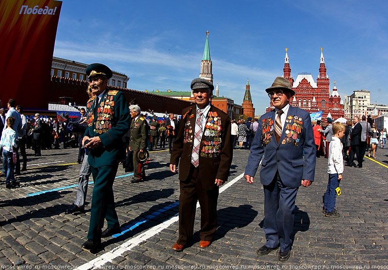 Московский репортаж, Москва, День Победы, Красная площадь, Парад Победы