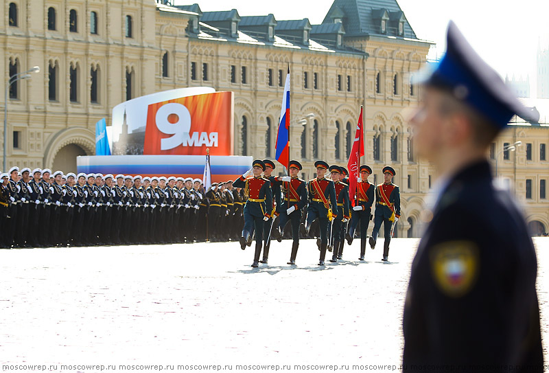 Московский репортаж, Москва, День Победы, Красная площадь, Парад Победы