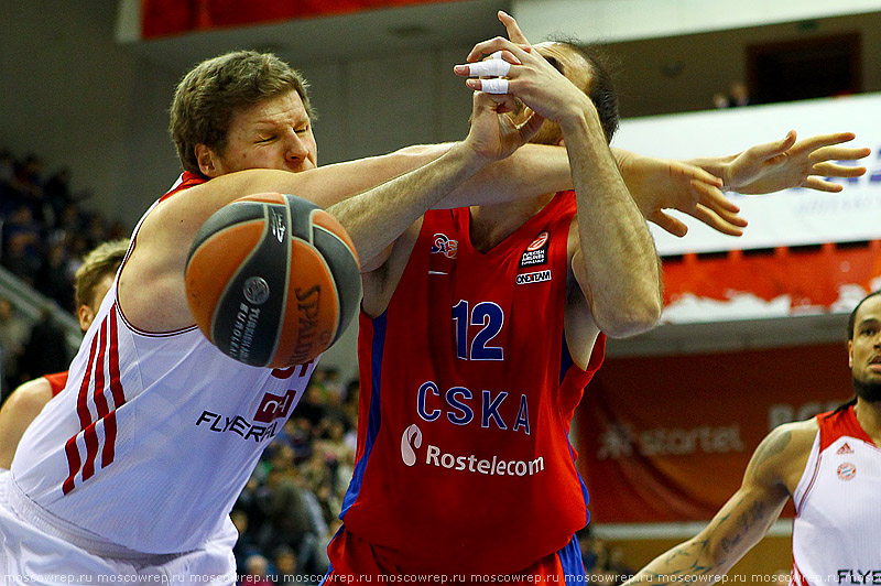 Московский репортаж, Москва, ЦСКА, Бавария, баскетбол, basketball