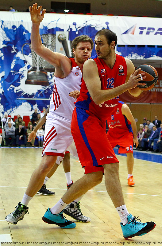 Московский репортаж, Москва, ЦСКА, Бавария, баскетбол, basketball