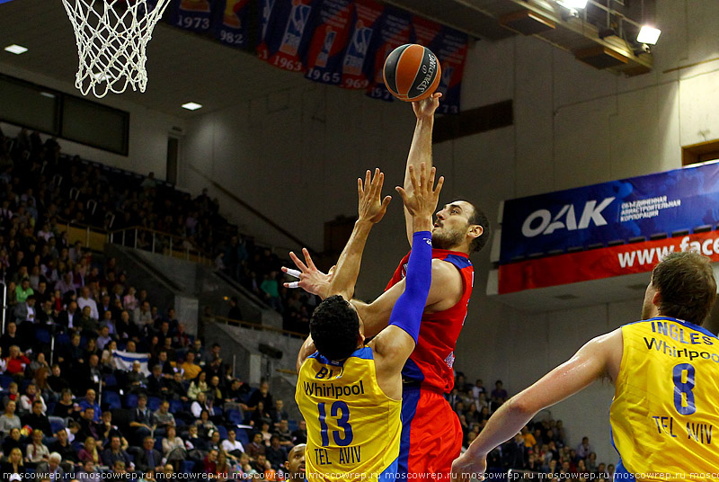 Московский репортаж, Москва, ЦСКА, Маккаби, Maccabi, баскетбол, basketball