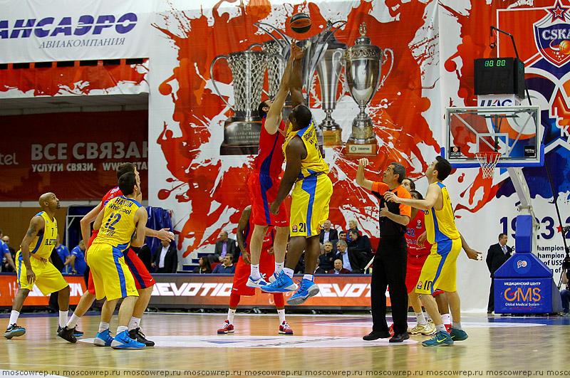 Московский репортаж, Москва, ЦСКА, Маккаби, Maccabi, баскетбол, basketball