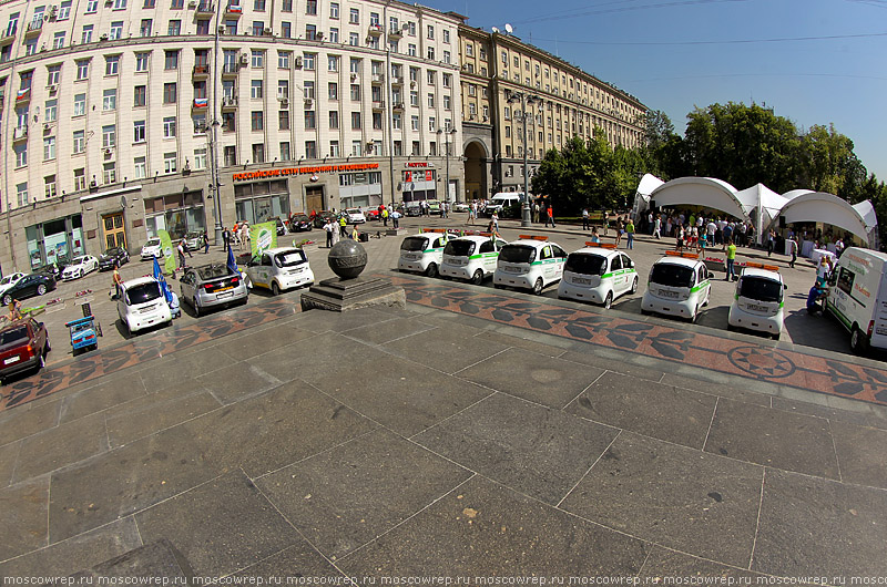 Московский репортаж, Москва, РККА, Ралли Клуб Классических Автомобилей, Четвертый экологический автопробег, Из Прошлого в Будущее