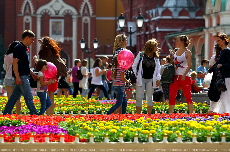 Москва, Московский репортаж, ГУМ, Фестиваль цветов