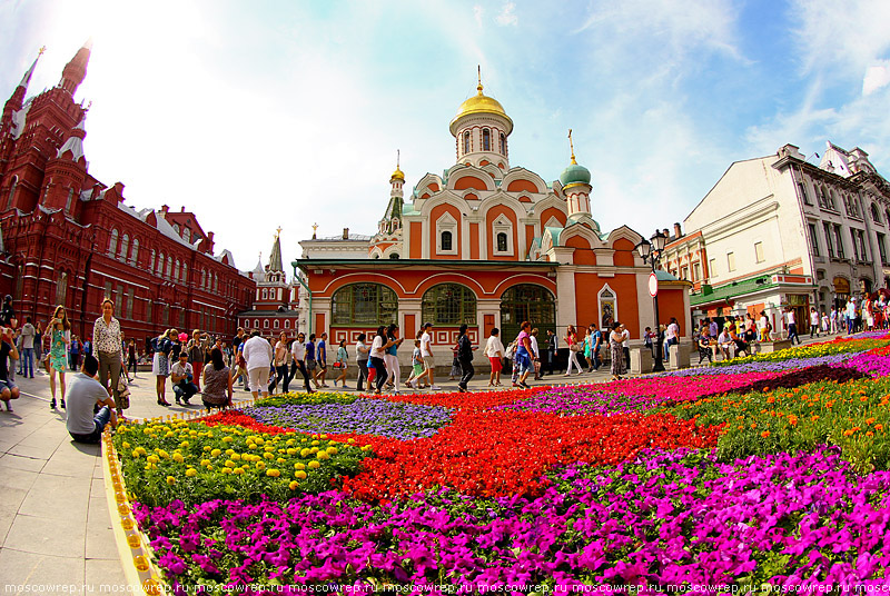 Москва, Московский репортаж, ГУМ, Фестиваль цветов