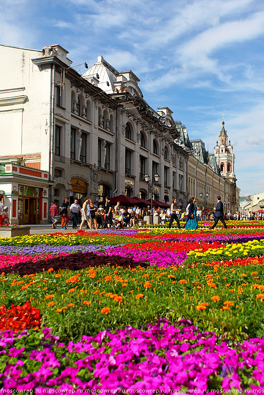 Москва, Московский репортаж, ГУМ, Фестиваль цветов