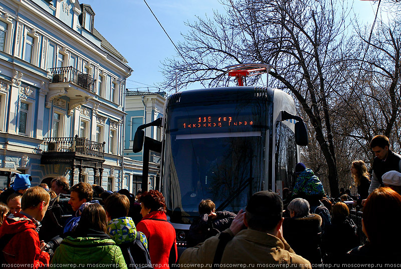 Москва, Московский репортаж, День рождения трамвая, 115 лет