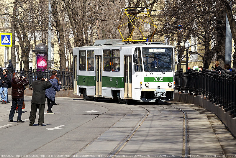 Москва, Московский репортаж, День рождения трамвая, 115 лет