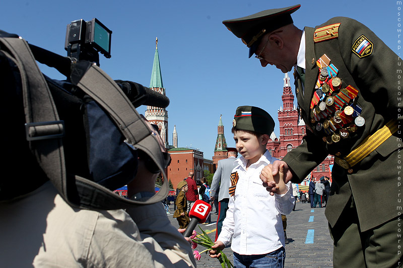 Московский репортаж, Москва, День Победы, Красная площадь, Парад Победы, 9 мая