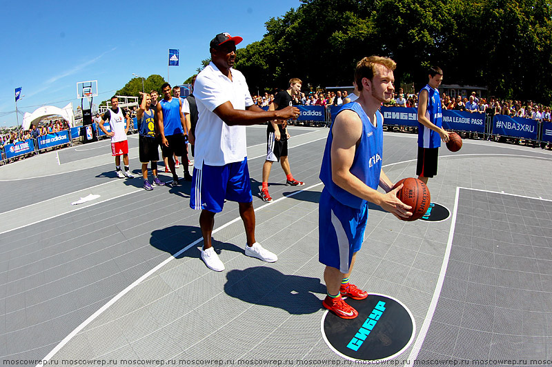 Московский репортаж, Москва, Парк Горького, PROспорт-парк, Adidas, NBA, Хорас Грант, NBA 3X, стритбол, баскетбол