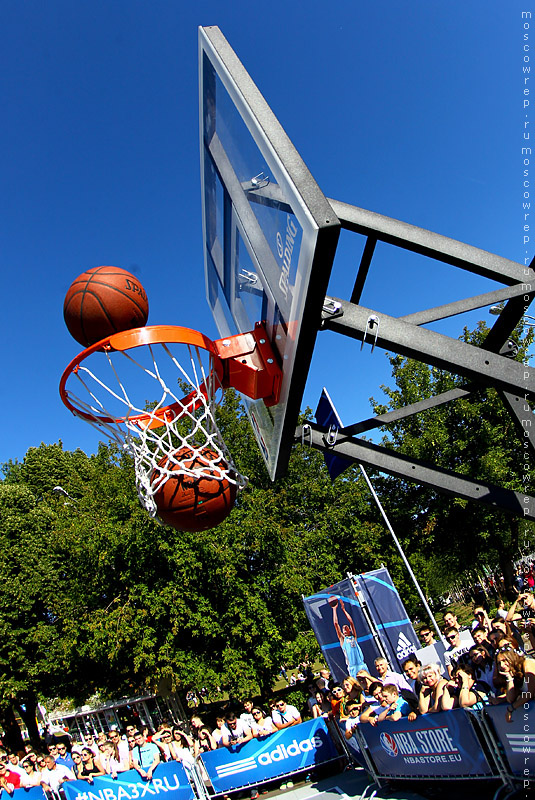 Московский репортаж, Москва, Парк Горького, PROспорт-парк, Adidas, NBA, Хорас Грант, NBA 3X, стритбол, баскетбол