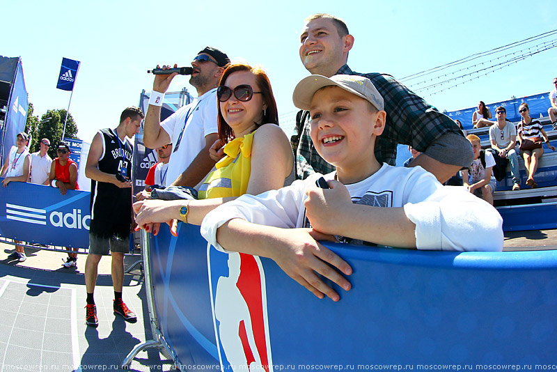 Московский репортаж, Москва, Парк Горького, PROспорт-парк, Adidas, NBA, Хорас Грант, NBA 3X, стритбол, баскетбол