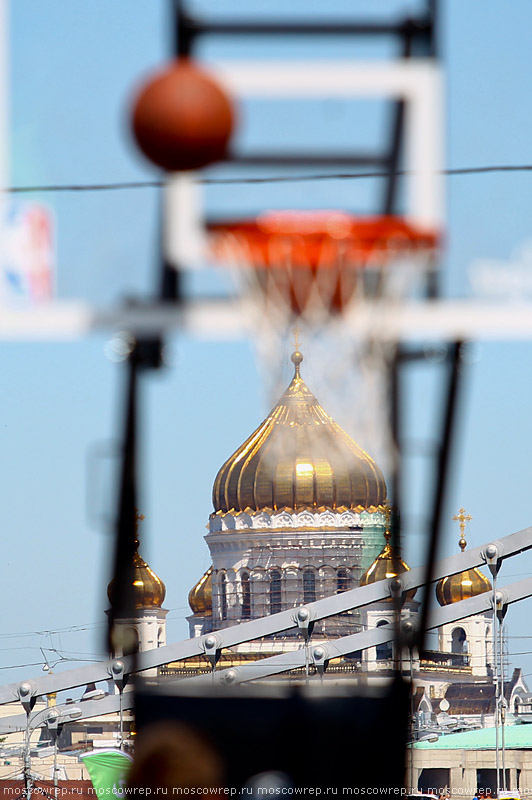 Московский репортаж, Москва, Парк Горького, PROспорт-парк, Adidas, NBA, Хорас Грант, NBA 3X, стритбол, баскетбол