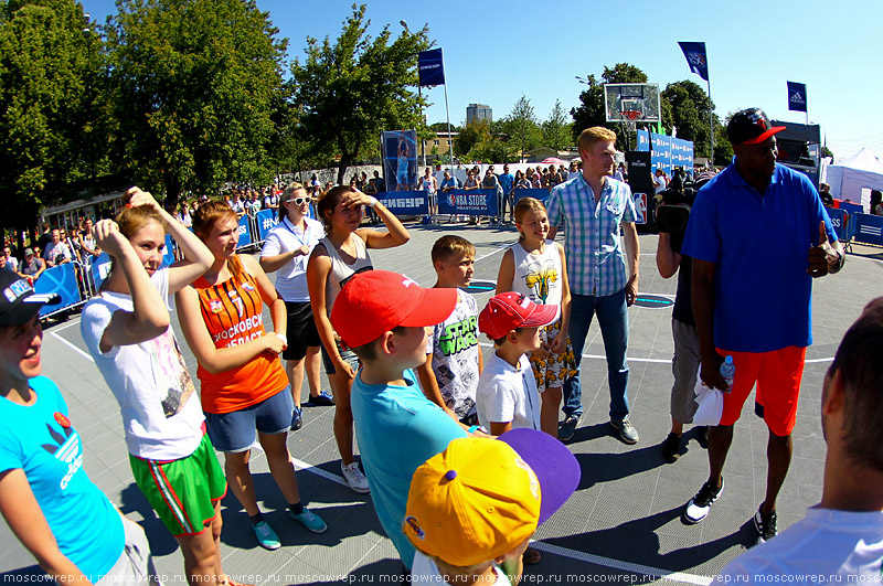 Московский репортаж, Москва, Парк Горького, PROспорт-парк, Adidas, NBA, Хорас Грант, NBA 3X, стритбол, баскетбол