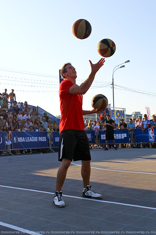 Московский репортаж, Москва, Парк Горького, PROспорт-парк, Adidas, NBA, Хорас Грант, NBA 3X, стритбол, баскетбол